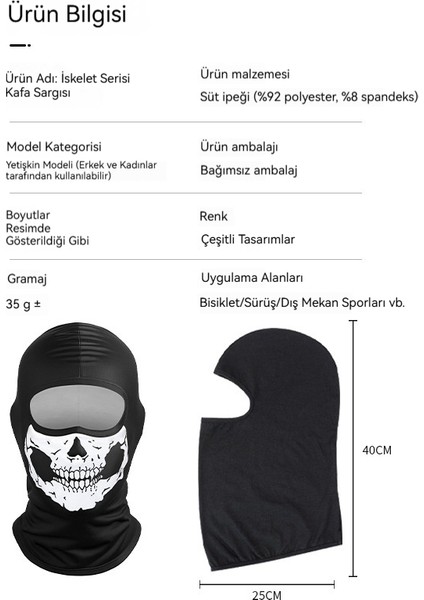 Bisiklet Bisiklet Maskesi Kış Tam Yüz Boyun Koruması Nefes Alabilir Pullover Kapağı Kırmızı Yüz Kafatası Baskılı Kalın Rüzgar Geçirmez Boyun Kapağı (Yurt Dışından) fiyatları