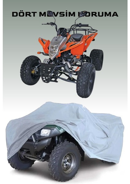 Kuba XY150ST-1 Atv Su Geçirmez Brandası -Gri