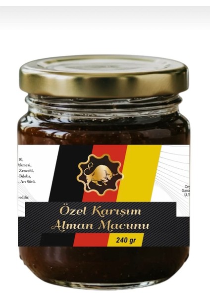 2 x 240 gr Alman Macunu Keçiboynuzu Pekmezli Ballı Ginsengli Polenli Macun Güç ve Kuvvet indirimleri
