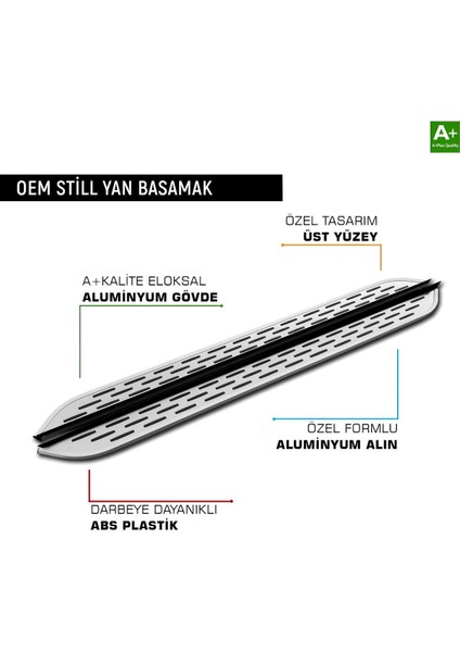 Mercedes x Class 2017 2018 2019 2020 Araca Özel Yan Basamak fiyatları
