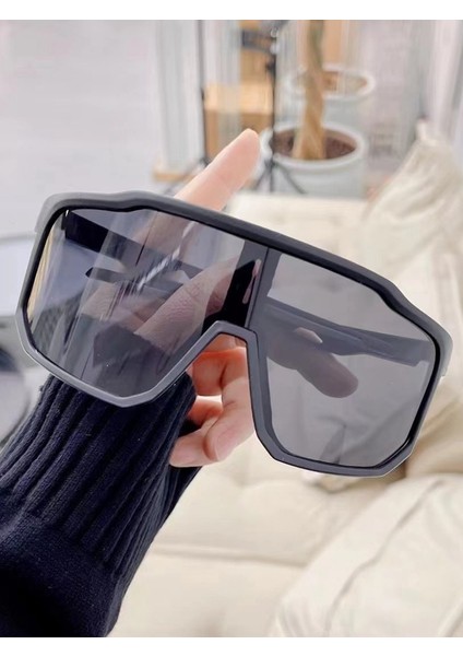 Yeni Bisiklet Rüzgar Geçirmez Gözlükler Açık Büyük Çerçeve Bisiklet Kayak Gözlükleri Dağ Yolu Dağ Bisikleti Spor Gözlükleri Kadın Siyah Çerçeve (Yurt Dışından) modelleri