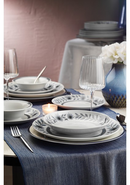 Meadow 24 Parça 6 Kişilik Yemek Takımı modelleri