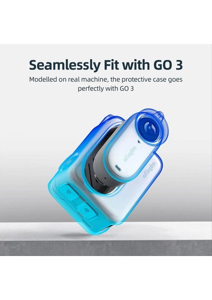 INSTA360 Go 3 Vücut Silikon Kapak Koruma Korusu Koruyucu Gövde Kılıfı INSTA360 Go 3 Aksesuar Siyah (Yurt Dışından) modelleri