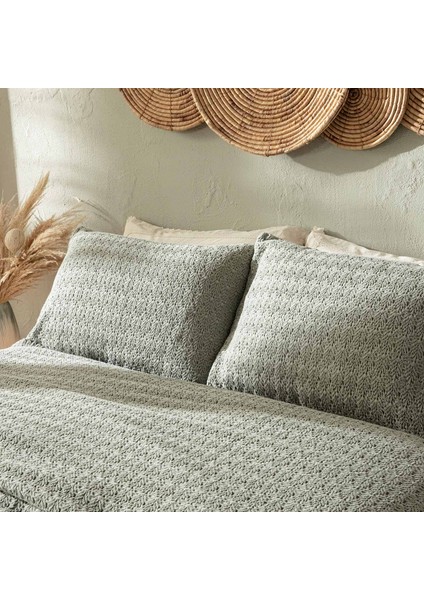 Mariette Yatak Örtüsü Seti 280X260 cm Duman Yeşili fiyatları