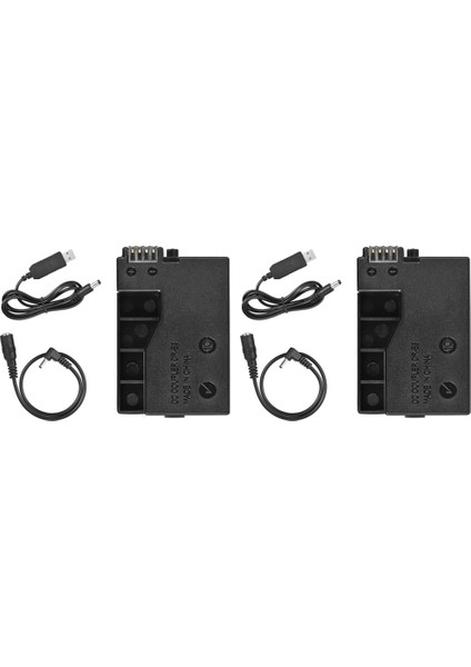 Canon Eos 550D 600D 650D 700D Dslr Için Lp-E8 Için Dc Güç Bankası ile 2x Dr-E8 Kumlu Pul Pullu (Yurt Dışından)