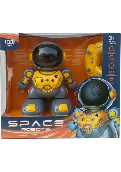 Uzaktan Kumandalı Işıklı ve Müzikli Astronot Robot 1516C