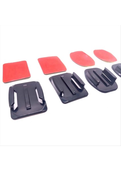 Gopro Hero Için Set Set 8/7/6/5 Kask Aksesuarları Küçük Karınca Düz Kavisli Base Shangou Yapıştırıcı (Çıkartmalar Ile) (Yurt Dışından) indirimleri