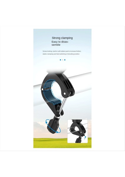 Telesin Bisiklet Motosiklet Klipsi 360 ° Süper Kelepçe 1/4in Delik Braketi Gopro/action 4/INSTA360 Eylem Kamera Aksesuarları (Yurt Dışından) fiyatları