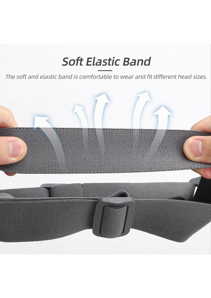 Sunnylife For Action4 Go3 Go3 Evrensel Kafa Bandı Montajı 360 ° Çok Fonksiyonlu GOPRO12 Spor Kamer Telefon Kafa Bandı Gri (Yurt Dışından) modelleri