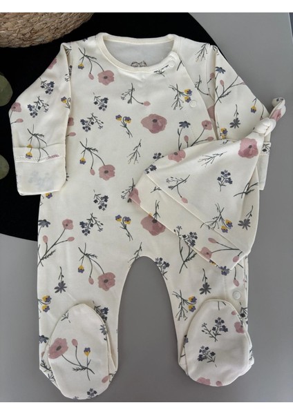 Çiçek Desenli Tulum