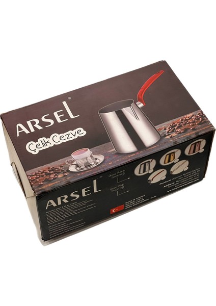 Sude Paslanmaz Çelik Sütlük & Cezve 304 Kalite 0,70 Lt modelleri