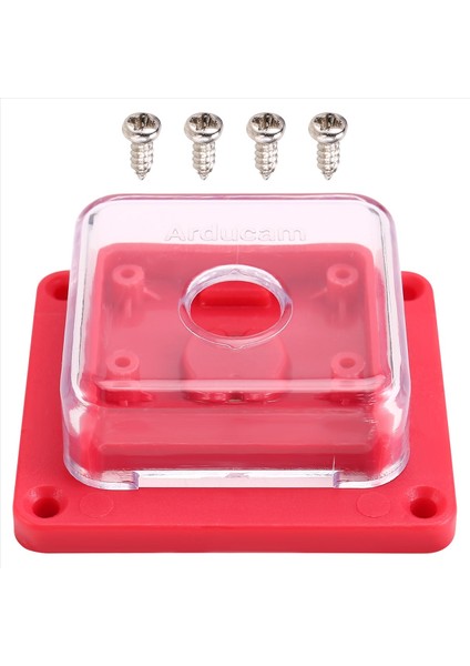 Rpı Kamera Modülü Için Rpı Kamera V1/v2 Arducam 16MP/64MP IMX219 Kamera Mahkemesi Muhafaza Kılıfı Kırmızı (Yurt Dışından) fiyatları