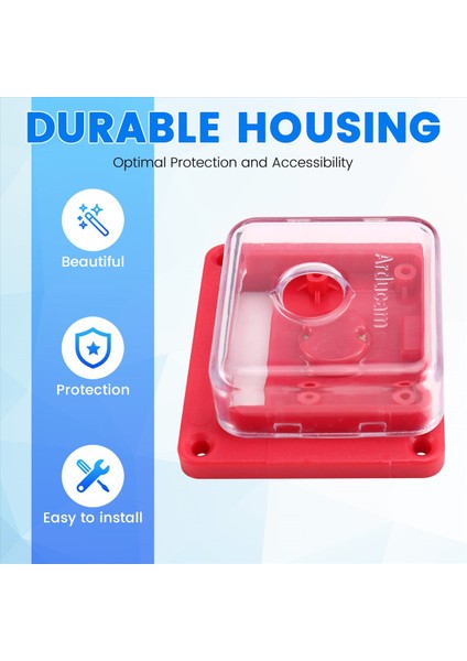 Rpı Kamera Modülü Için Rpı Kamera V1/v2 Arducam 16MP/64MP IMX219 Kamera Mahkemesi Muhafaza Kılıfı Kırmızı (Yurt Dışından) indirimleri