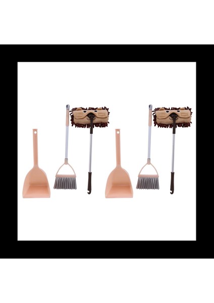 Çocuk Temizleme Kiti 6 Çocuk Temizleme Kiti Dahil Süpürge Çapa Paspas Renk Yeşil Turuncu Pembe Kahverengi (Yurt Dışından)