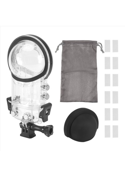 Insta 360 X3 Için Su Geçirmez Muhafaza Çantası Sualtı Dalış Koruyucu Kabuk Asiton Kamera Aksesuarları (Yurt Dışından)