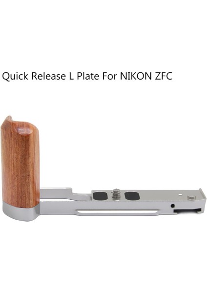Hızlı Bırakma L Plaka Ahşap Yan Tapı Braket Handgrip Için Nikon Zfc Dijital Kamera Tripod Aksesuarları Gümüş (Yurt Dışından) fiyatları
