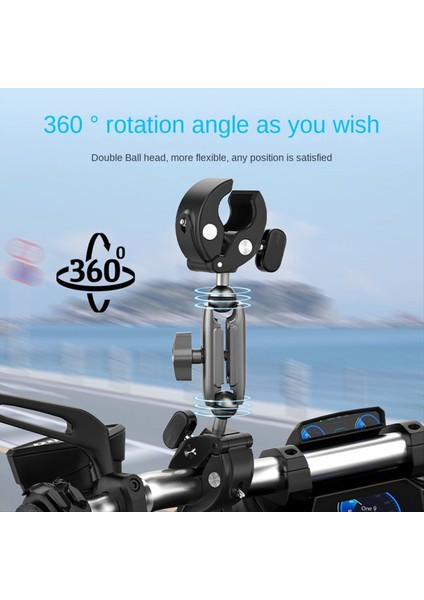 Telesin Motosiklet Bisiklet Monopod Bisiklet Talonu Panoramik Montaj Görünmez Selfie Stick Braketi Gopro Kahraman 12/11/10 (Yurt Dışından) fırsatları