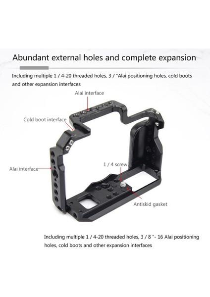 Fujifilm Fuji Için Alüminyum Kamera Kafesi Fuji X-T30 X-T20 X-T10 X-T30II Koruyucu Kafes Aksesuarları Hızlı Bırakma Plakası (Yurt Dışından) modelleri