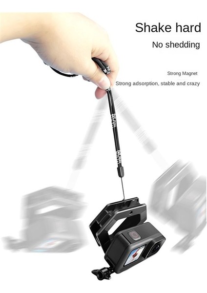 Manyetik Eylem Kamerası Hızlı Basım Braket Çıkış Braketi Gopro Hero Için Insta 360 Djı Gopro Için Cep Telefonu (Yurt Dışından) fiyatları