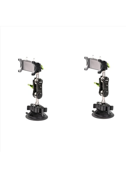 2x Lanparte Yeni Telefon Tutucu Araba Telefon Tutucu Stabilizatör Telefon Selfie Stick 360 ° Dönen Braket (Yurt Dışından)