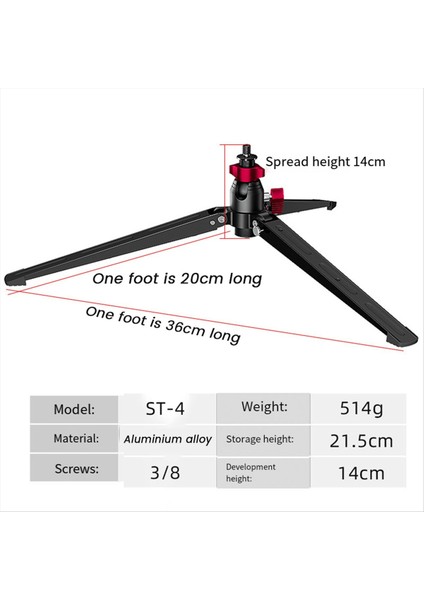 Telefonlar Için 3/8 Inç Vida ile Evrensel Mini Tripod Standı Masaüstü Katlama Standı Dslr Kameralar (Yurt Dışından) fırsatları