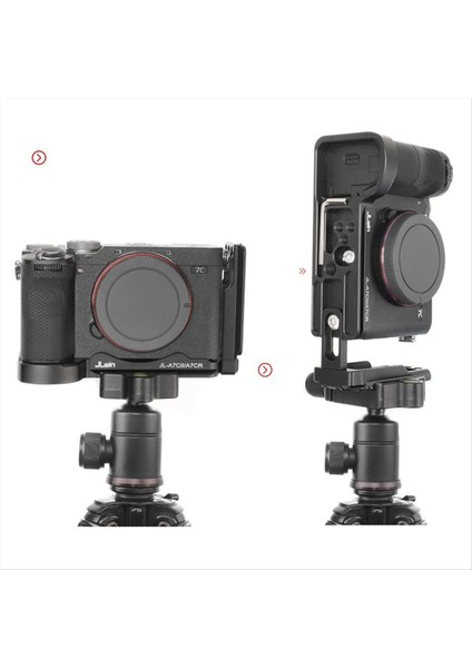 Jlwin Dikey Çekim Hızlı Serbest Bırakma Plakası Sony A7C2 A7CII A7CR Uyumlu Stabilizatör Tripod Tek Taban Plakası (Yurt Dışından) indirimleri