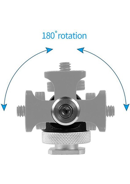 2 Pcs Sıcak Ayakkabı Montaj Adaptörlü Mini Top Kafası ve 1 Pcs Mini Sıcak Ayakkabı Montaj Monitörü Mikrofon Flaş Tutucu (Yurt Dışından) modelleri