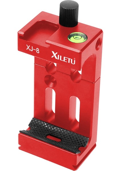 2x Xıletu Xj-8 Tripod Kafa Braketi Cep Telefonu Tutucu Klipsi Telefon Flashlight Micro-Telefon Kırmızı ve Siyah (Yurt Dışından) modelleri