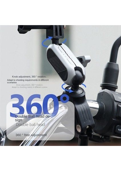 Gopro 11 10 9 8 Motosiklet Aksesuarları Kamera Monte Talonu Montaj Bisiklet Montajı INSTA360 Djı Osmo Aksiyon Kamerası (Yurt Dışından)