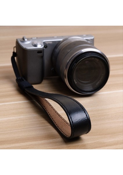 Kamera Bilek Kayış Pu Deri El Kayışı Taşınabilir Kamera Kayışı Kamerayı Siyah Taşımak Için Uygun (Yurt Dışından) modelleri