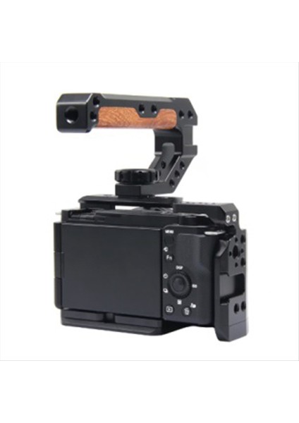 Arrl Sony Canon Nikon Kamera Kafesi Mikrofon LED Işık Monitörü Için Soğuk Ayakkabı ile Üst Ahşap Saplama (Yurt Dışından) indirimleri