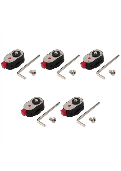 5x Saha Monitörü LCD Monitör Için Hızlı Serbest Bırakma Plakası Sihirli Kol LED Işık Kamera Kamera Kamera Teçhizatı 1/4 Inç Vidalı Delik (Yurt Dışından)