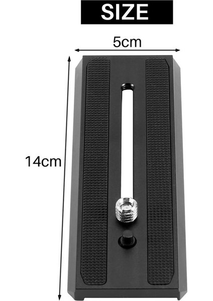 Manfrotto MVH500AH Hızlı Serbest Bırakma Plakası Için 1/4 Inç ve 3/8 Inç Vidalarla Kayar Hızlı Serbest Bırakma Plakası (Yurt Dışından)