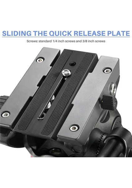 Manfrotto MVH500AH Hızlı Serbest Bırakma Plakası Için 1/4 Inç ve 3/8 Inç Vidalarla Kayar Hızlı Serbest Bırakma Plakası (Yurt Dışından) indirimleri