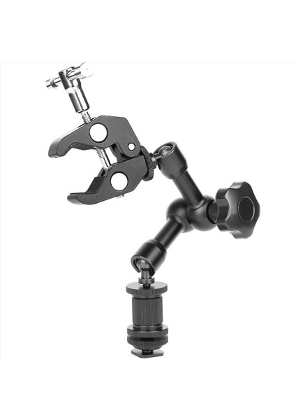 2x Sihirli Kol 7 Inçlik Eklemli Sürtünme Kolu Süper Kelepçe Ayarlanabilir Çubuk Kelepçe Klipsi Dslr Kamera Teçhizatı Için Klips (Yurt Dışından) fiyatları