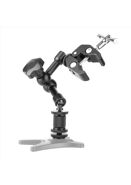 2x Sihirli Kol 7 Inçlik Eklemli Sürtünme Kolu Süper Kelepçe Ayarlanabilir Çubuk Kelepçe Klipsi Dslr Kamera Teçhizatı Için Klips (Yurt Dışından) fırsatları