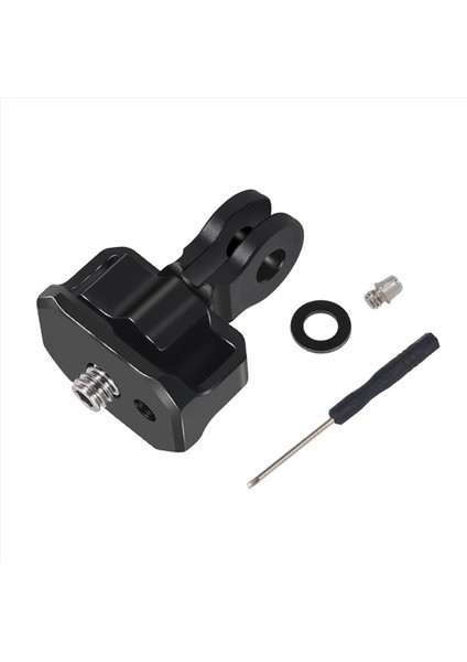 1/4 Inç Vida Tripod Adaptör Gopro Kamera Aksesuarları Için Iki Kartlı 360 Dönen Montaj Tutucu Siyah (Yurt Dışından) fırsatları