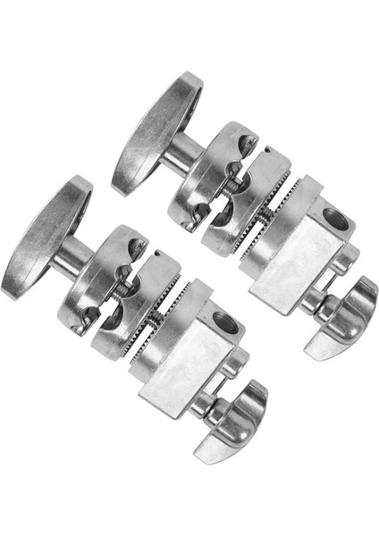 2x Metal Ağır Dermi Kavrama Başlığı C Tipi Fotoğraf Sihirli Kafa Turn Tablası Işık Stand Için (Yurt Dışından)