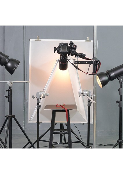 2x Metal Ağır Dermi Kavrama Başlığı C Tipi Fotoğraf Sihirli Kafa Turn Tablası Işık Stand Için (Yurt Dışından) modelleri