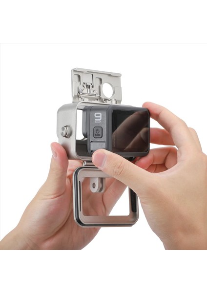 Su Geçirmez Muhafazalar Gopro Hero Için Kafes 9 10 11 Alüminyum Alaşım Kılıfı 40M Ipx8 Sualtı Ithal 9h Temperli Cam (Yurt Dışından) fiyatları