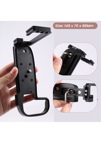 Hızlı Bırakma L Plaka Braket Tutucu Canon Eos R5 Eos R6 Kamera Için Arca Swıss Tripod Ballhead Siyah (Yurt Dışından) fırsatları