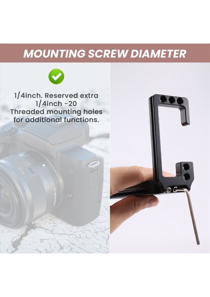 Hızlı Bırakma L Plaka Braket Tutucu Canon Eos R5 Eos R6 Kamera Için Arca Swıss Tripod Ballhead Siyah (Yurt Dışından) indirimleri