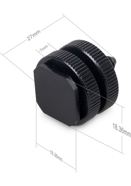 Kamera Sıcak Ayakkabı Montajı 1/4inch-20 Tripod Vidası Adaptörüne Dslr Kamera Teçhizatına Flaş Ayakkabı Montajı (4 Paketi) (Yurt Dışından) indirimleri