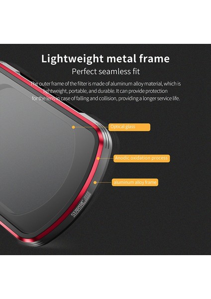 Djı Pocket3 Yumuşak Lens Gimbal Kamera Aksesuarları Için Startrc Çok Function Su Geçirmez Filtre Çekim Aksesuarları (Yurt Dışından) modelleri