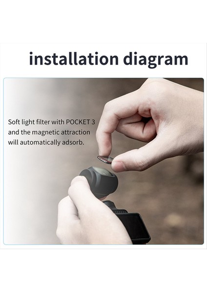 Djı Pocket3 Yumuşak Lens Gimbal Kamera Aksesuarları Için Startrc Çok Function Su Geçirmez Filtre Çekim Aksesuarları (Yurt Dışından) fırsatları