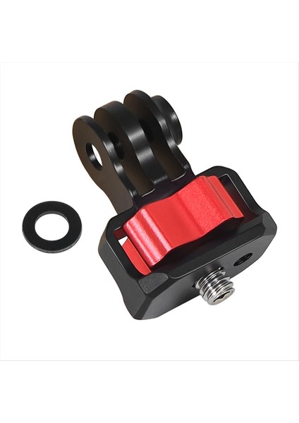 Yükseltilmiş 2 Gopro Üç Kart-1/4 Adaptör Alai Konumlandırma Sökme Sabit Montaj Tabanı Siyah Kırmızı A Için (Yurt Dışından) fiyatları