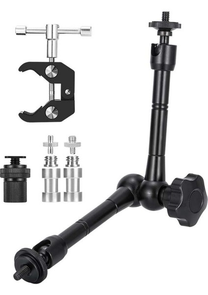 Süper Kelepçeli 3x Sihirli Kol 11 Inç Eklemli Sürtünme Yengeç Kelepçesi 1/4 Inç ve 3/8 Inç Iplik (Yurt Dışından) fiyatları