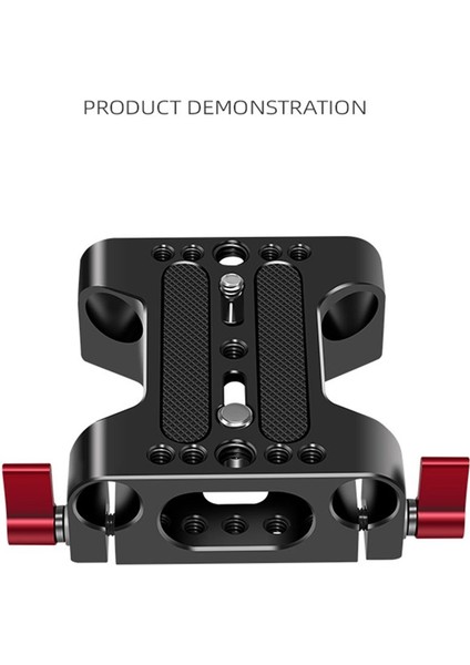 Tavşan Kafesi ve Dslr Teçhizat Kamera Aksesuarları Için Uygun Çift 15MM Çubuk Ray Kelepçeli Kamera Tabanı Plakası (Yurt Dışından) modelleri