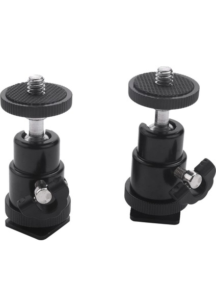 Sıcak Ayakkabı Montajı Adaptörü ile Mini Top Kafası [4 Paket] 360 Derece 1/4 Inç Küçük Top Kafaları Dslr Için Mikro Ballhead Döner (Yurt Dışından) modelleri