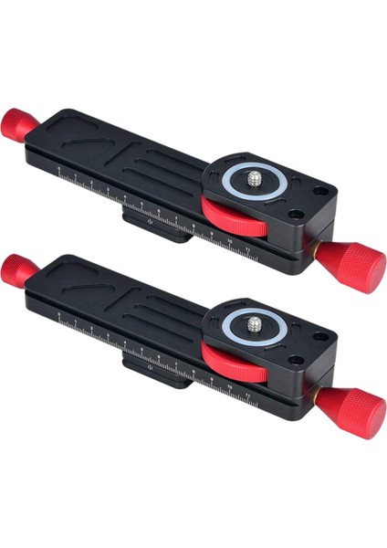 2x Tüm Metal Wormdrive Makro Raylı Odaklama Odaklama Arca / Rrs Kol Kelepçesi Uyumlu (Yurt Dışından)